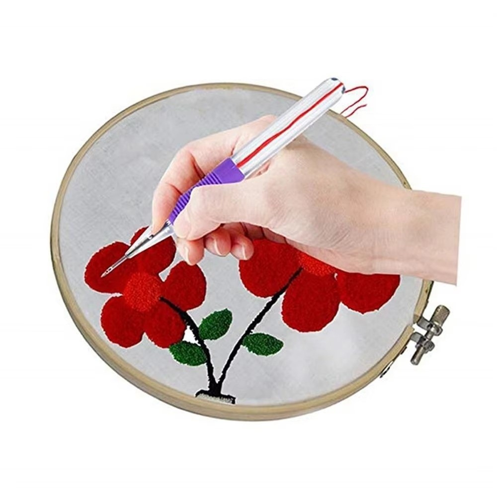 Embroidery Needle - 조절 가능한 자수 펀치 니들 키트,