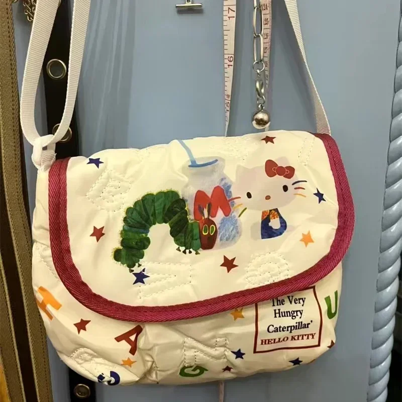 Embroidery Xmas - 헬로 큐트 키티 백 Y2K 카와이