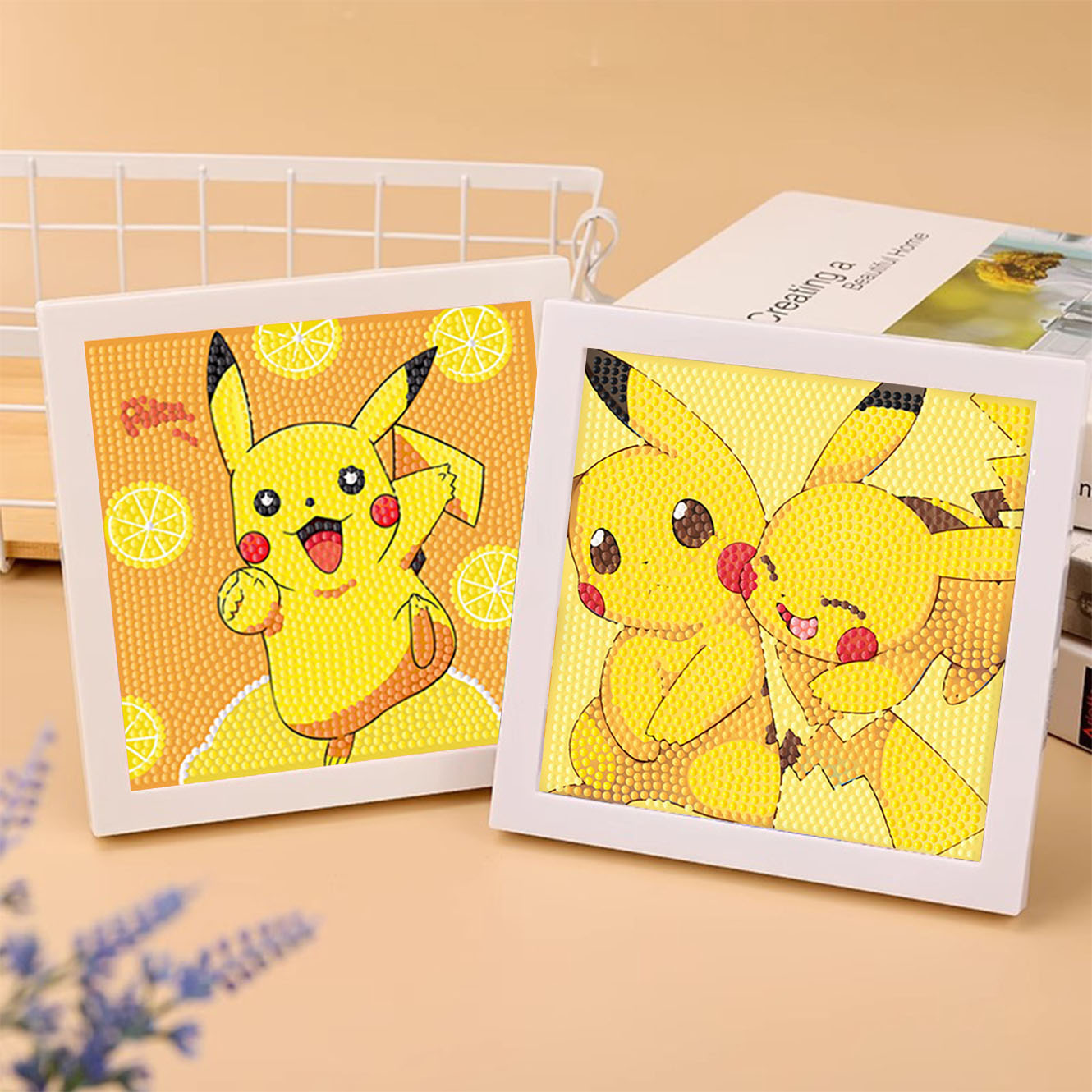Embroidery Frame - Keeppley & 포켓몬 크리스탈 다이아몬드 드로잉