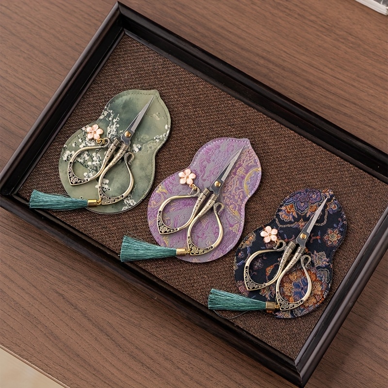 Embroidery Scissors Small - 중국 빈티지 미니 자수 가위, 태슬