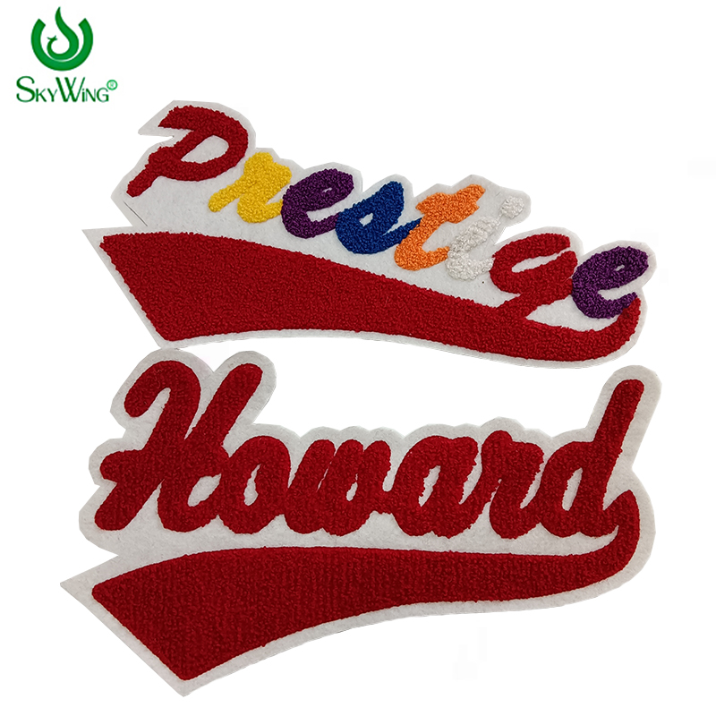 Embroidery Alphabet Designs - 커스텀 대형 디자이너 레드 셔닐 레터