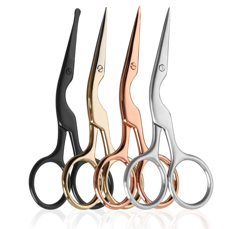 Embroidery Scissors Small - 1Pcs 9.4cm 미니 크레인 빈티지 가위