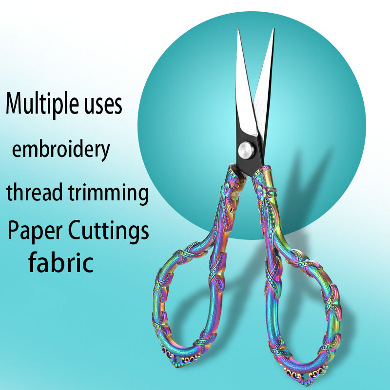 Embroidery Scissors Small - 새로운 빈티지 가위, 재단사용 바느질 가위,
