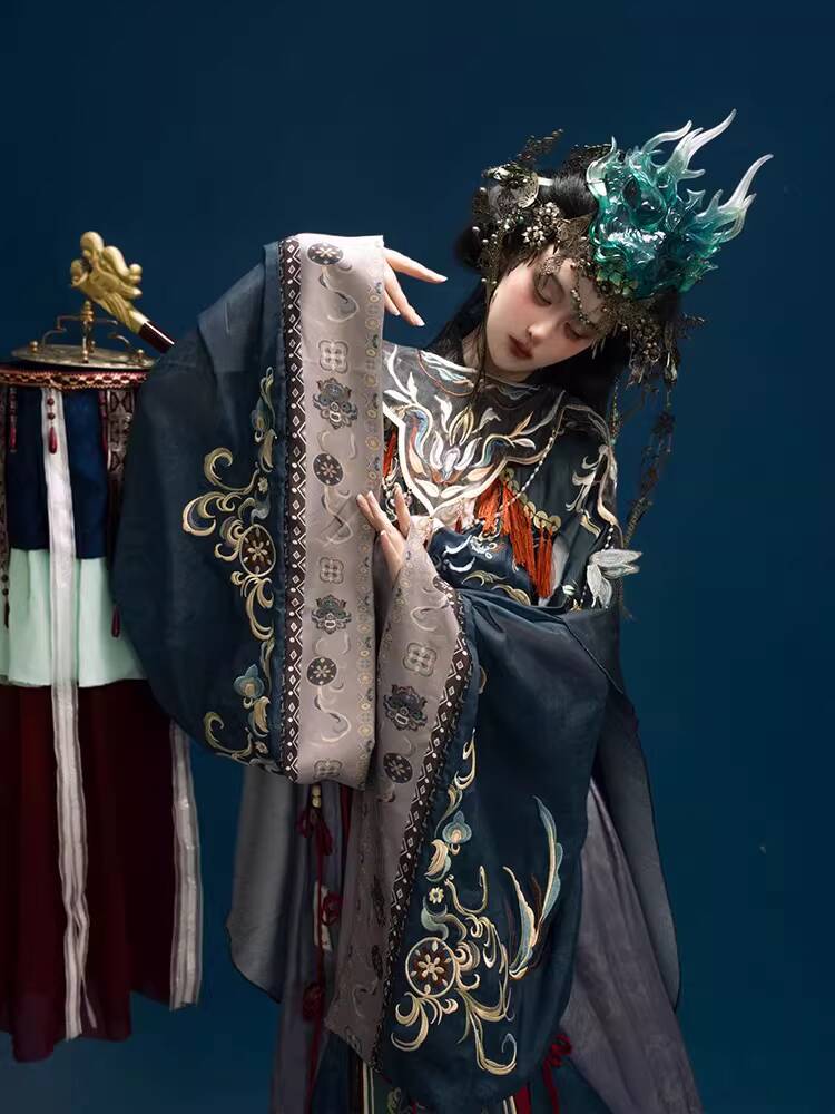 Embroidery Cotton - 자수 무형문화재 한푸 무형문화유산 누오 오페라