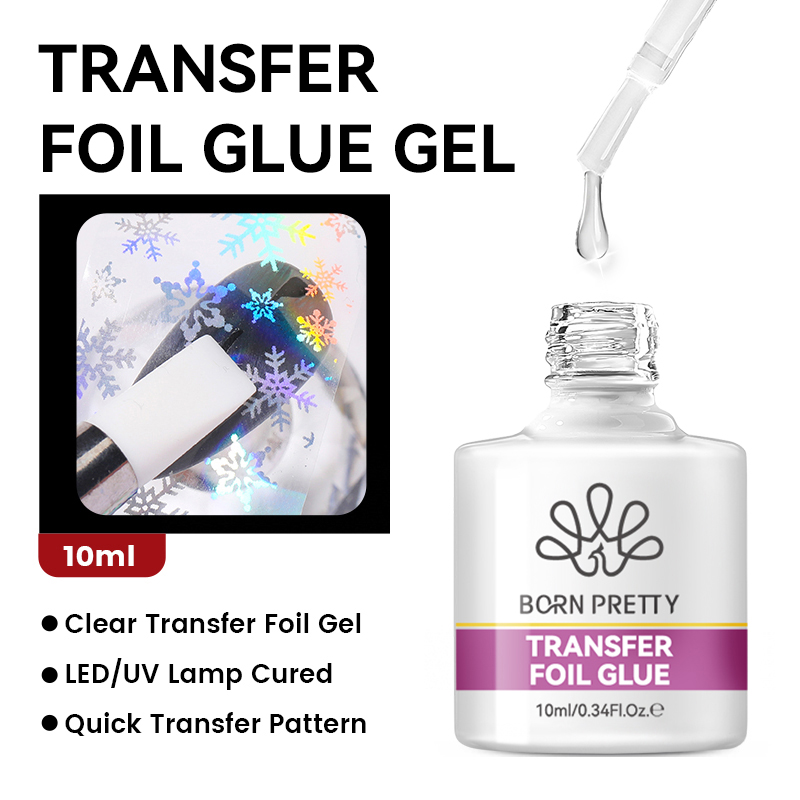 본 프리티 네일 포일 글루 젤 10ML 포일 트랜스퍼  - Transfer Paper Carbon 리뷰 및 가격