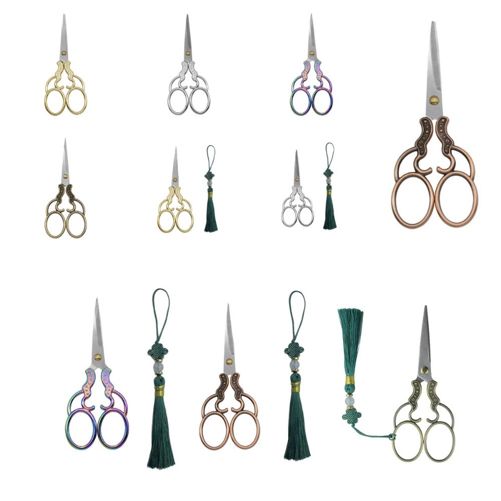 예쁜 아연 합금 자수 가위 빈티지 소형 재봉 가위 꽃무 - Embroidery Scissors Small 리뷰 및 가격