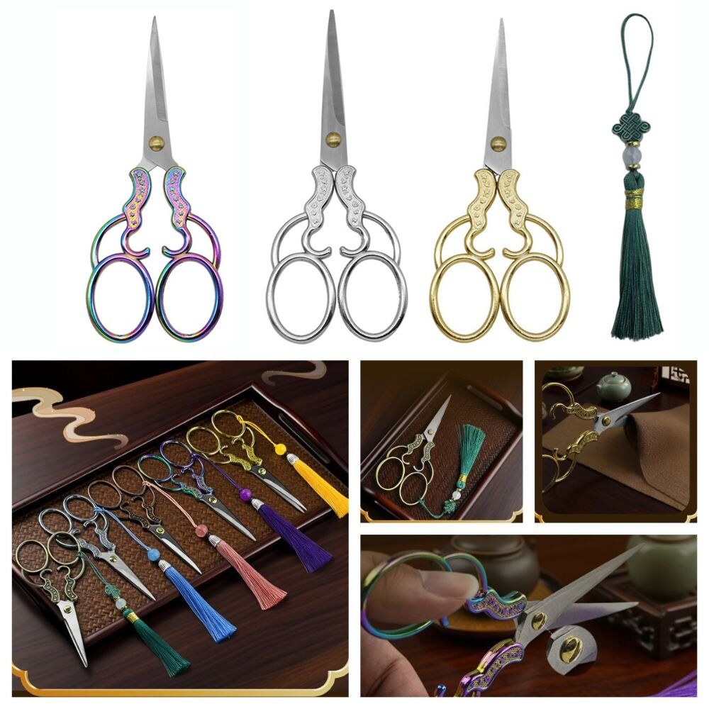 예쁜 아연 합금 자수 가위 빈티지 소형 재봉 가위 꽃무 - Embroidery Scissors Small 리뷰 및 가격
