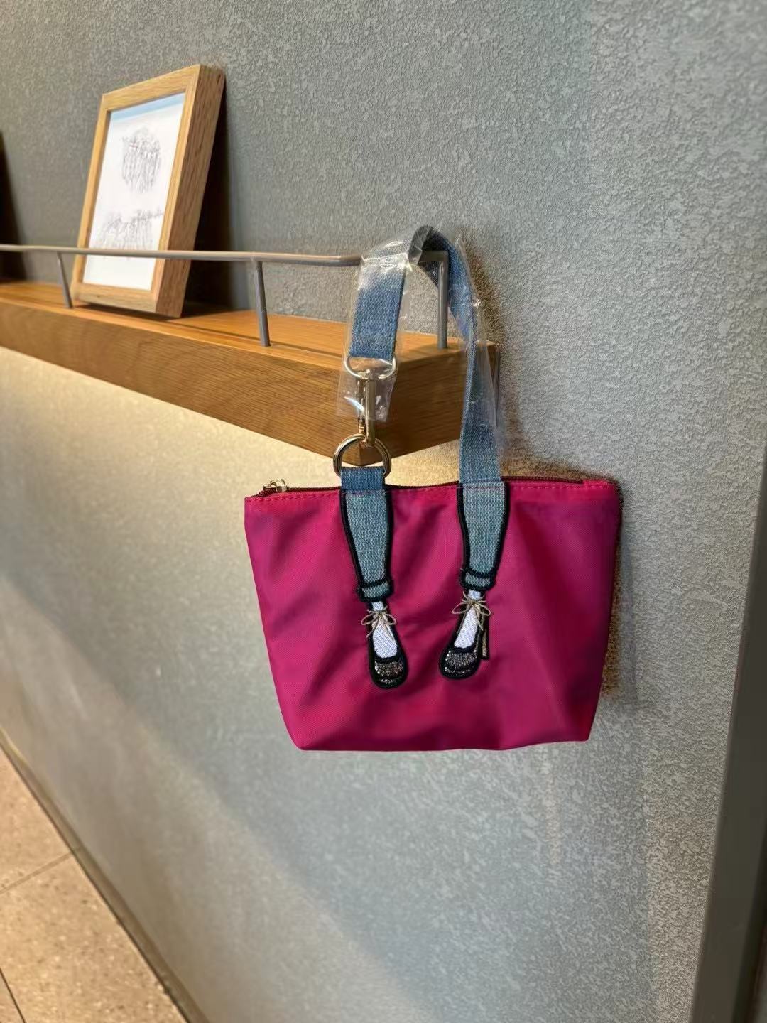 패션 자수 제로 월렛 방수 나일론 패브릭 가방 여성용  - Embroidery Bag 리뷰 및 가격