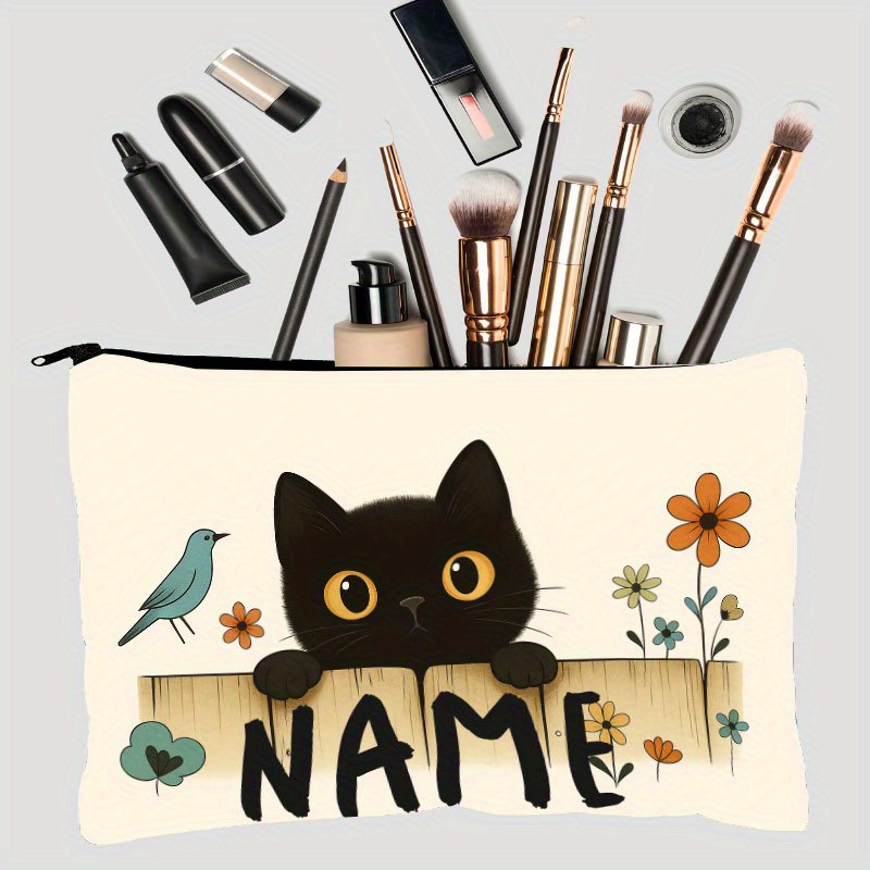 이름/텍스트와 자수로 개인화된 화장품 가방 - 여행,  - Embroidery Name Designs 리뷰 및 가격