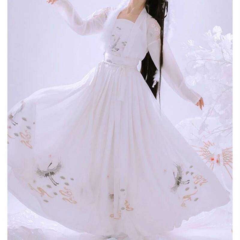 중국 고대 Hanfu 여성 중공업 자수 더블 브레스트  - Embroidery Shirt 리뷰 및 가격