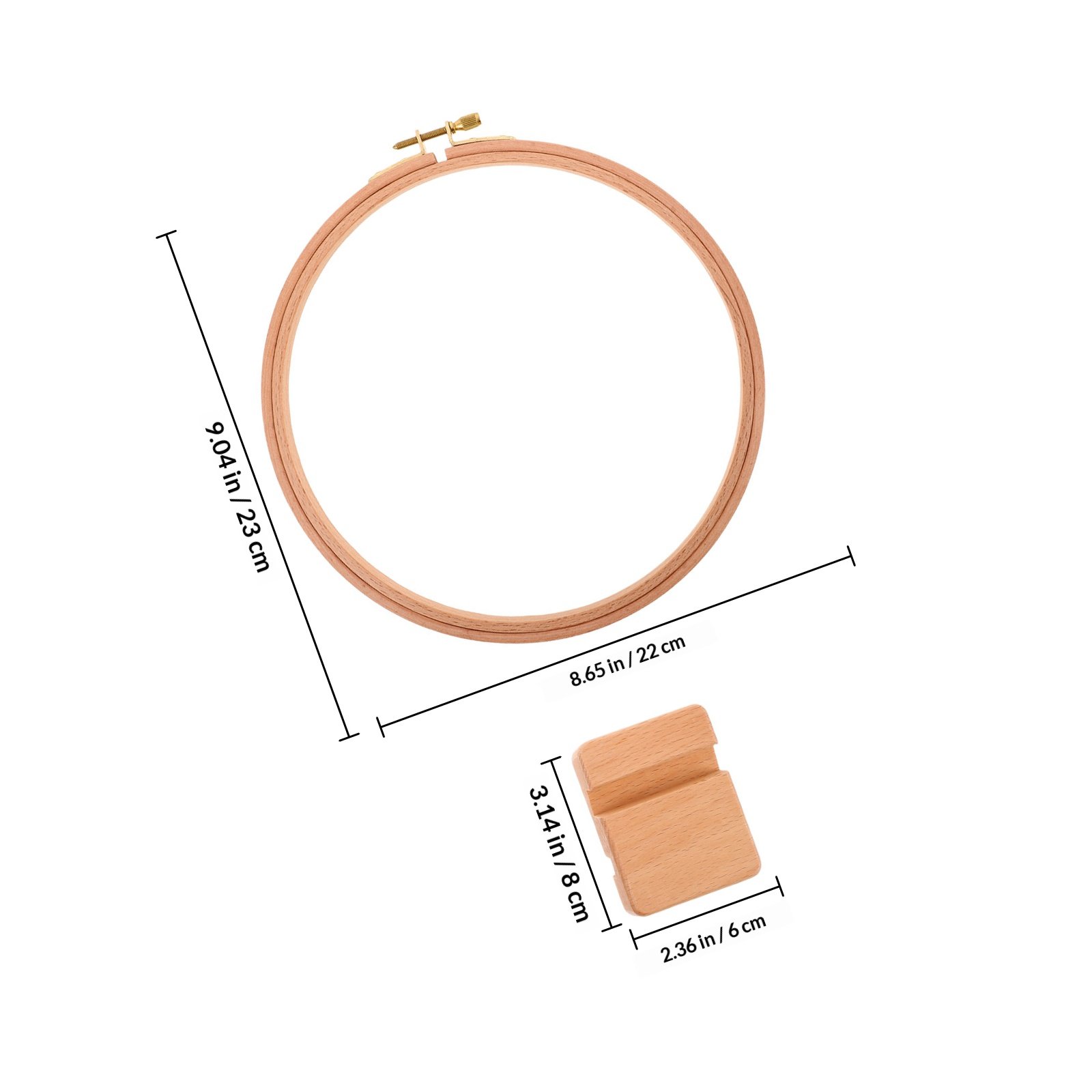 완벽하게 조절 가능한 원형 프레임을 갖춘 수공예 나무  - Embroidery Frame 리뷰 및 가격