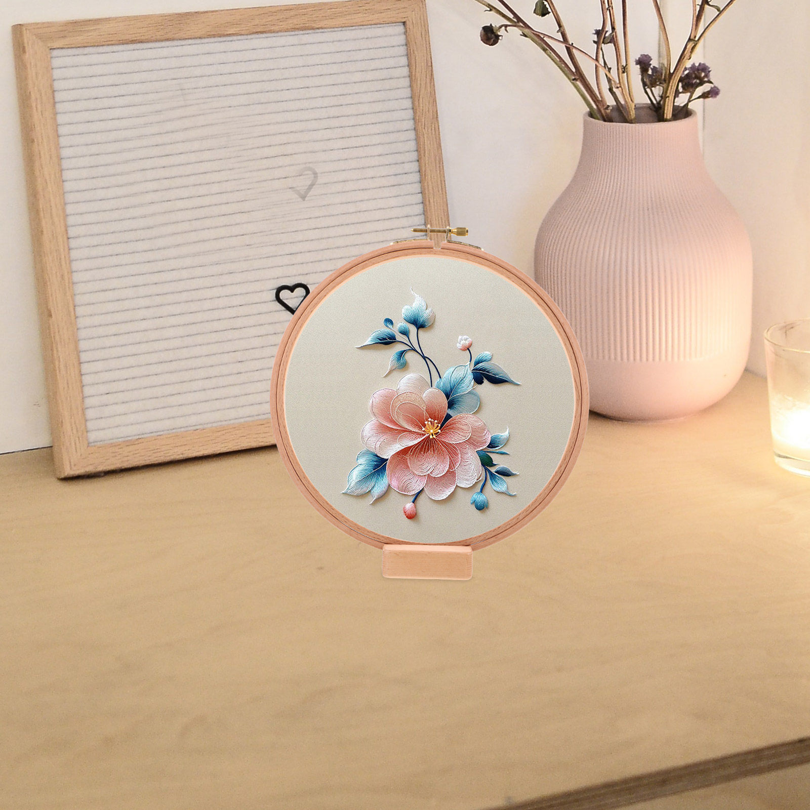 완벽하게 조절 가능한 원형 프레임을 갖춘 수공예 나무  - Embroidery Frame 리뷰 및 가격