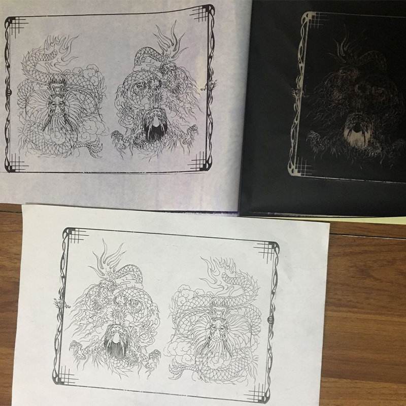 A4 열전사 타투 스텐실 용지 4겹 카본 전사 복사 용 - Transfer Paper Carbon 리뷰 및 가격