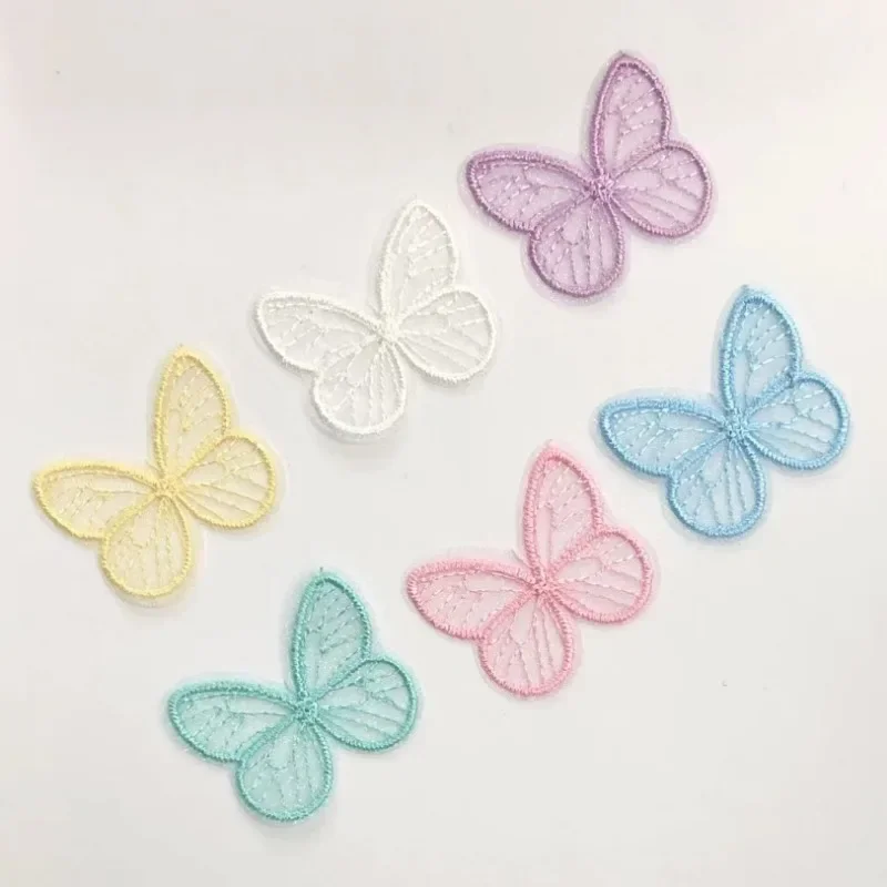 20 개/몫 4.5*3.5cm 수 놓은 메쉬 나비 천  - Embroidery Web 리뷰 및 가격