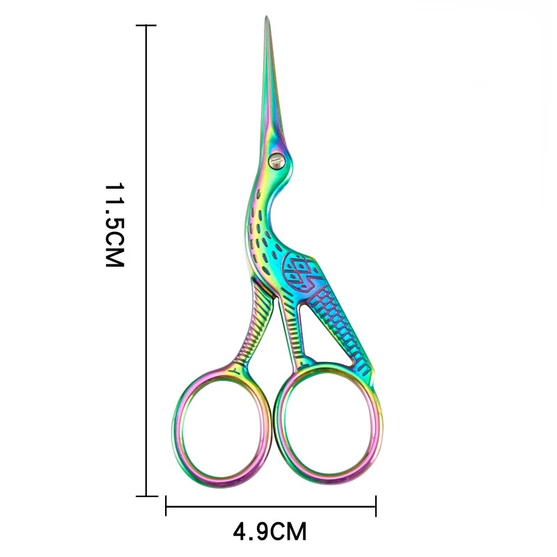 크레인 입 모양 가위 레트로 크로스 스티치 앤틱 블랙  - Embroidery Scissors Small 리뷰 및 가격