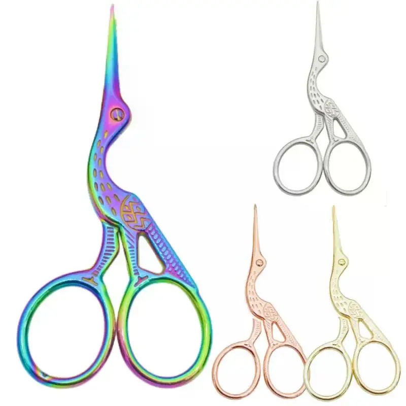크레인 입 모양 가위 레트로 크로스 스티치 앤틱 블랙  - Embroidery Scissors Small 리뷰 및 가격