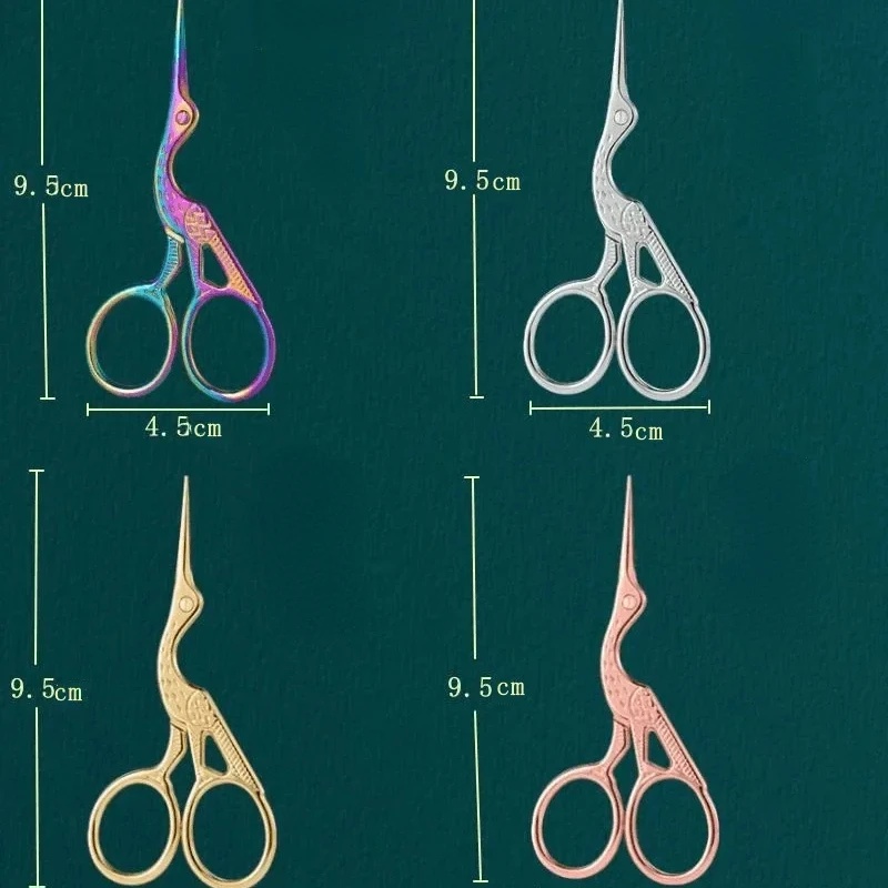 크레인 입 모양 가위 레트로 크로스 스티치 앤틱 블랙  - Embroidery Scissors Small 리뷰 및 가격