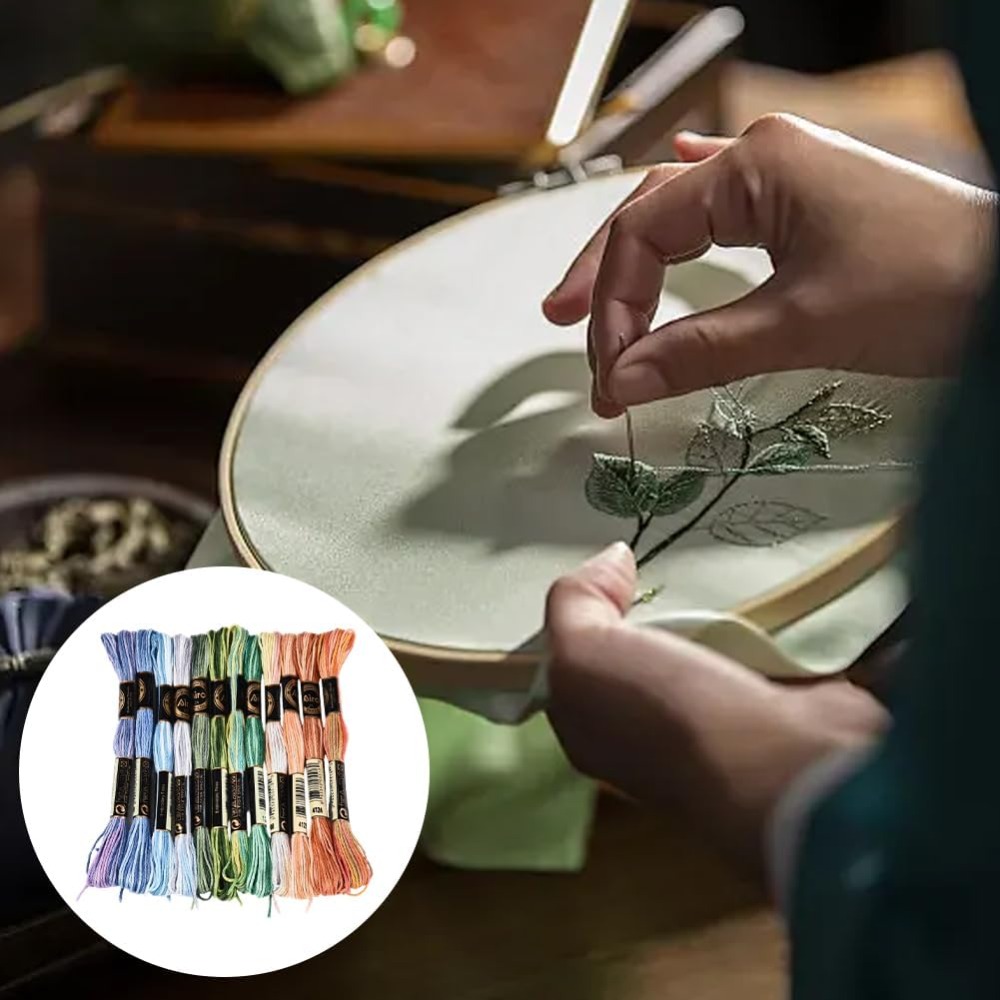 12개의 실뭉치, 105야드 크로스 스티치 자수실, 다 - Embroidery Bracelet 리뷰 및 가격