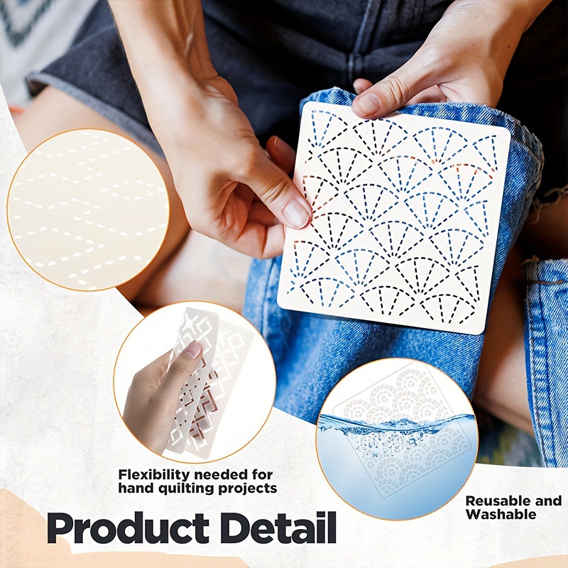 30개 자수 템플릿 DIY 자수 패턴 기하학적 라인 퀼 - Embroidery Yarn 리뷰 및 가격