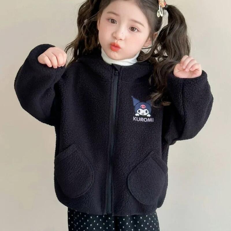 핫 산리오 걸즈 벨벳 긴팔 코트 아동용 상의 베이비 퍼 - Embroidery Shirt 리뷰 및 가격