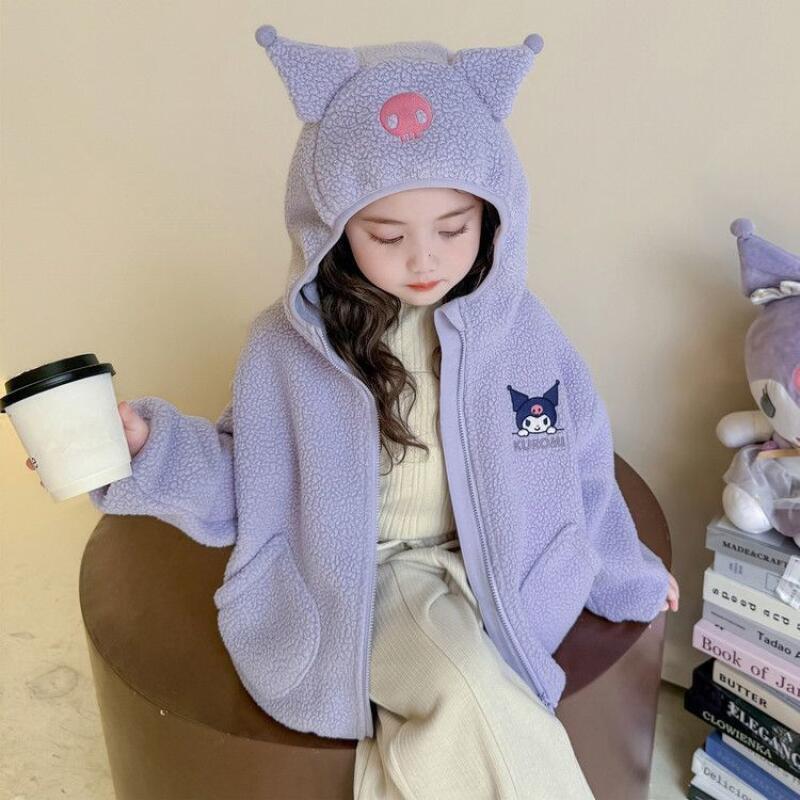 핫 산리오 걸즈 벨벳 긴팔 코트 아동용 상의 베이비 퍼 - Embroidery Shirt 리뷰 및 가격