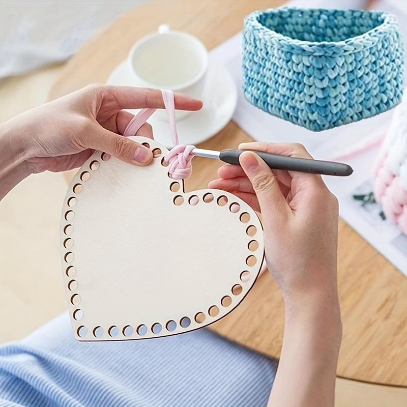 3개 하트 모양 크로셰 바구니 바닥판, DIY 하트 모 - Embroidery Frame 리뷰 및 가격