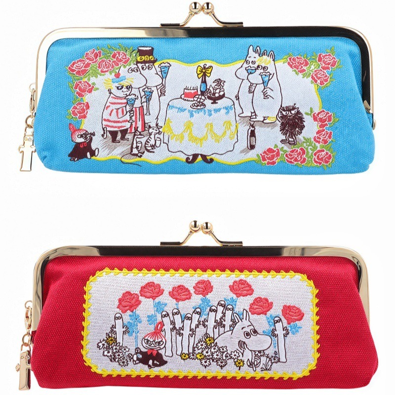 뜨거운 애니메이션 무민스 시리즈 캔버스 안경 가방 만화 - Embroidery Bag 리뷰 및 가격