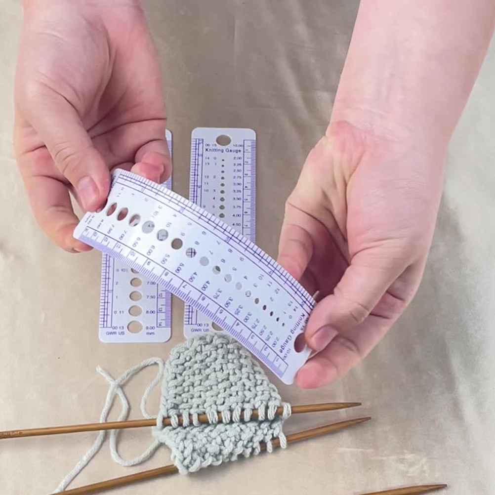 6Pcs 뜨개질 게이지 눈금자 크로셰 자수 수공예품을위 - Embroidery Needle 리뷰 및 가격