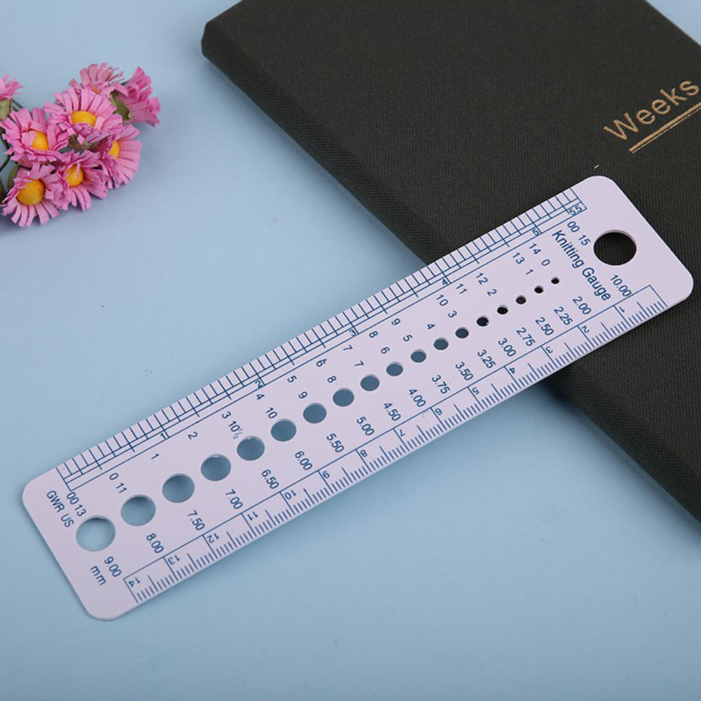 6Pcs 뜨개질 게이지 눈금자 크로셰 자수 수공예품을위 - Embroidery Needle 리뷰 및 가격