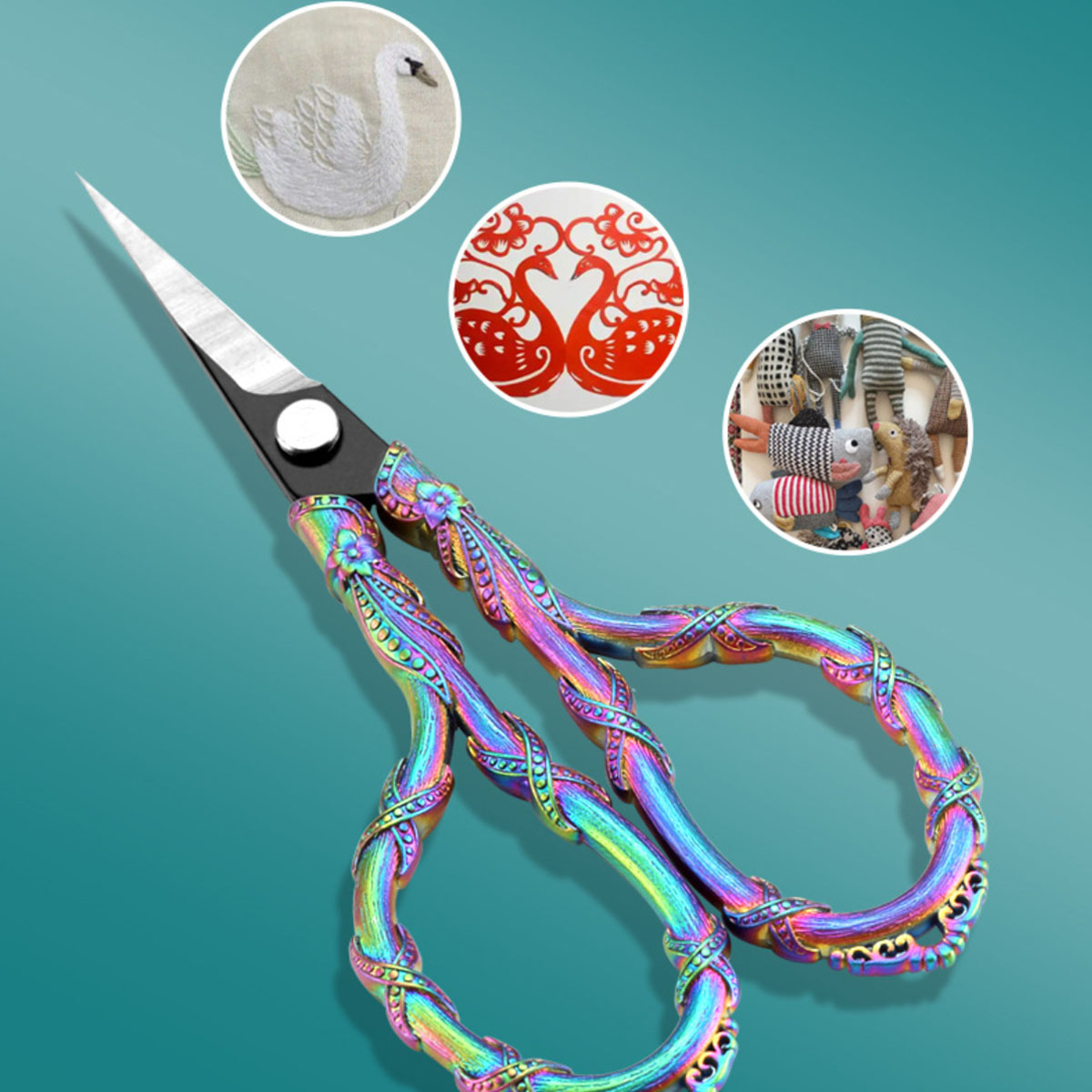 새로운 빈티지 가위, 재단사용 바느질 가위, 공예 자수 - Embroidery Scissors Small 리뷰 및 가격